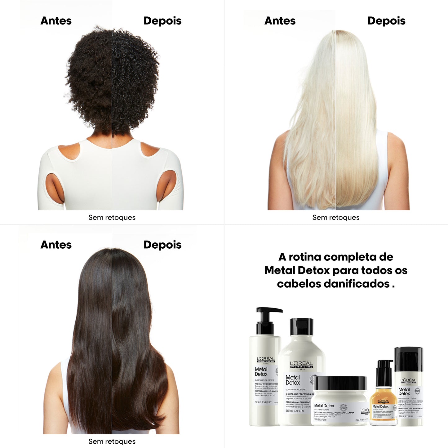 Metal Detox: High protection Leave-in cream for breakage protection