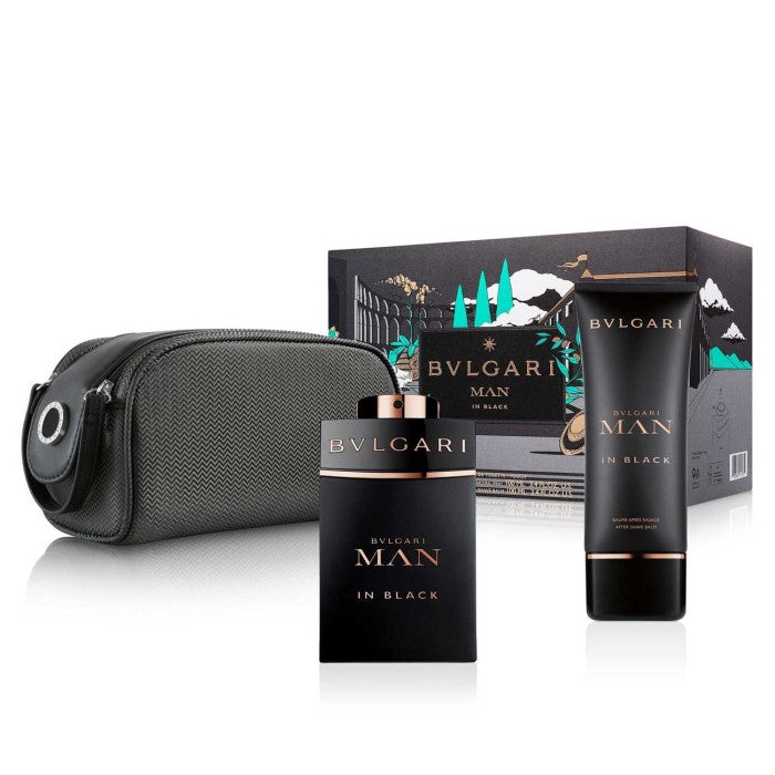 Bvlgari Man In Black Pouch Set Edp 100 ml+ Asb 100 ml
