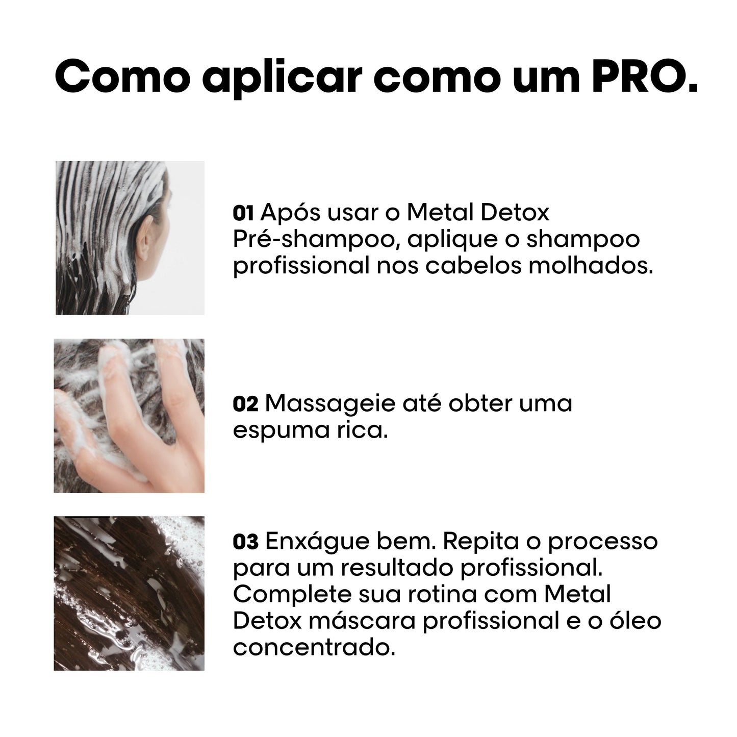 Metal Detox: Anti-metal cleansing cream shampoo