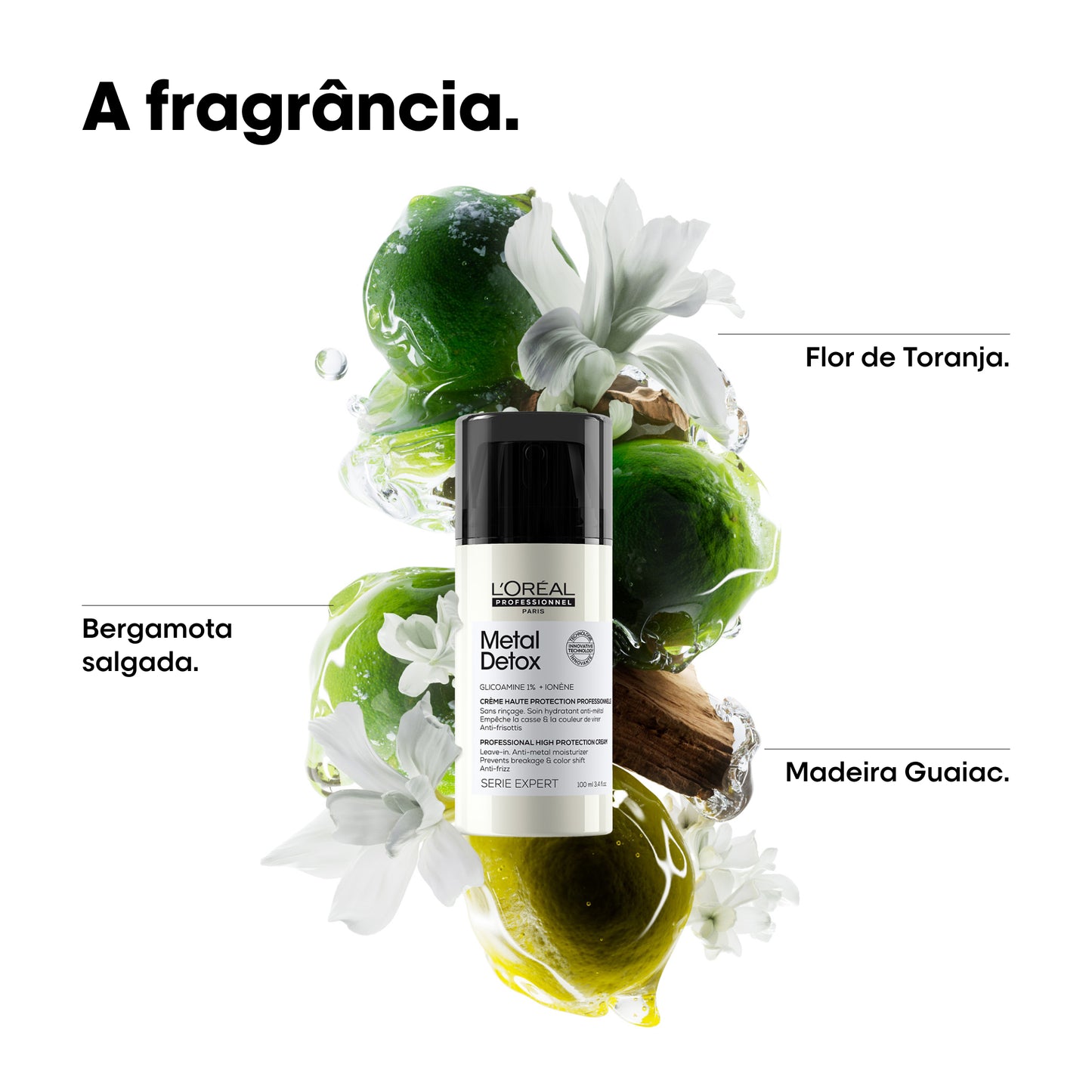 Metal Detox: High protection Leave-in cream for breakage protection