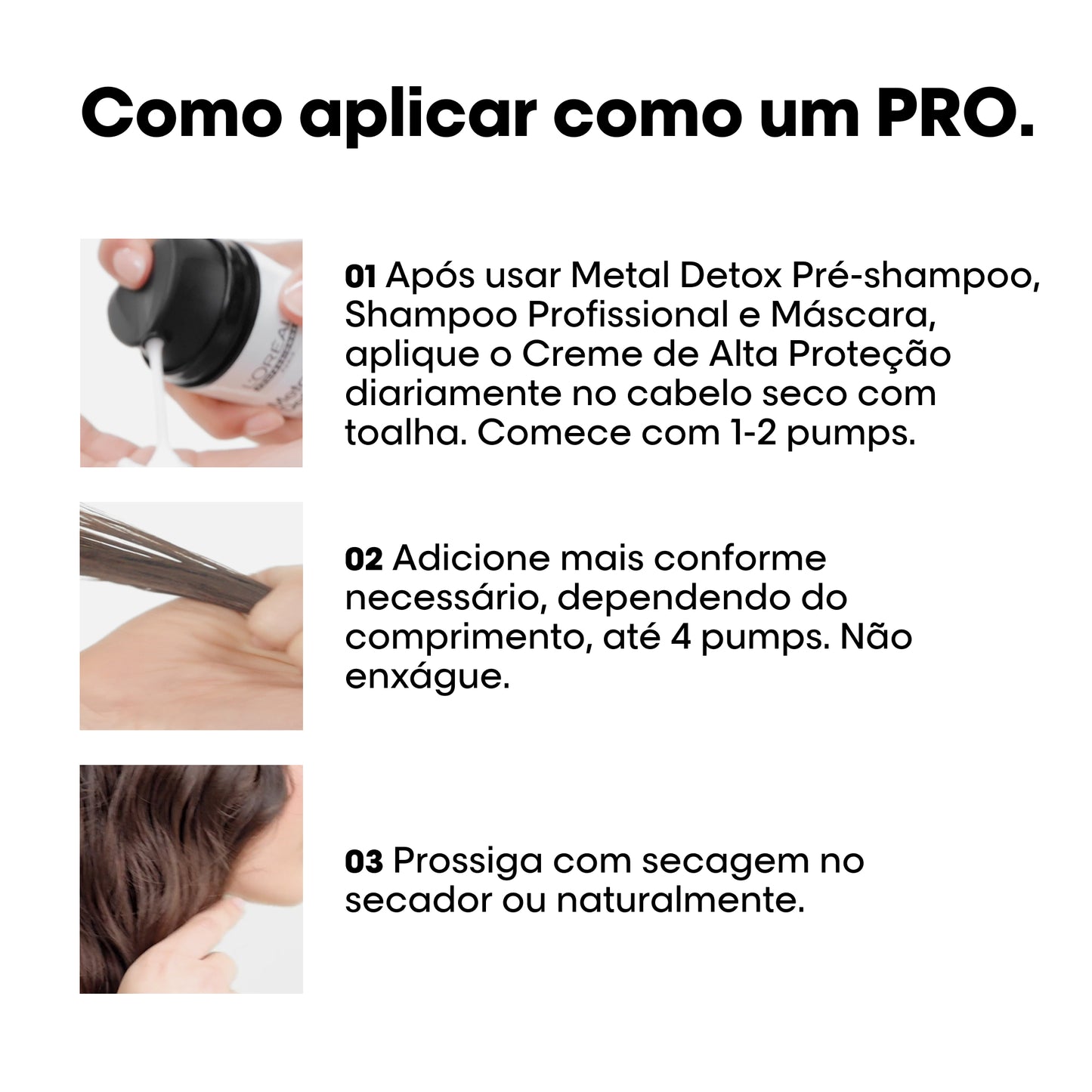 Metal Detox: High protection Leave-in cream for breakage protection
