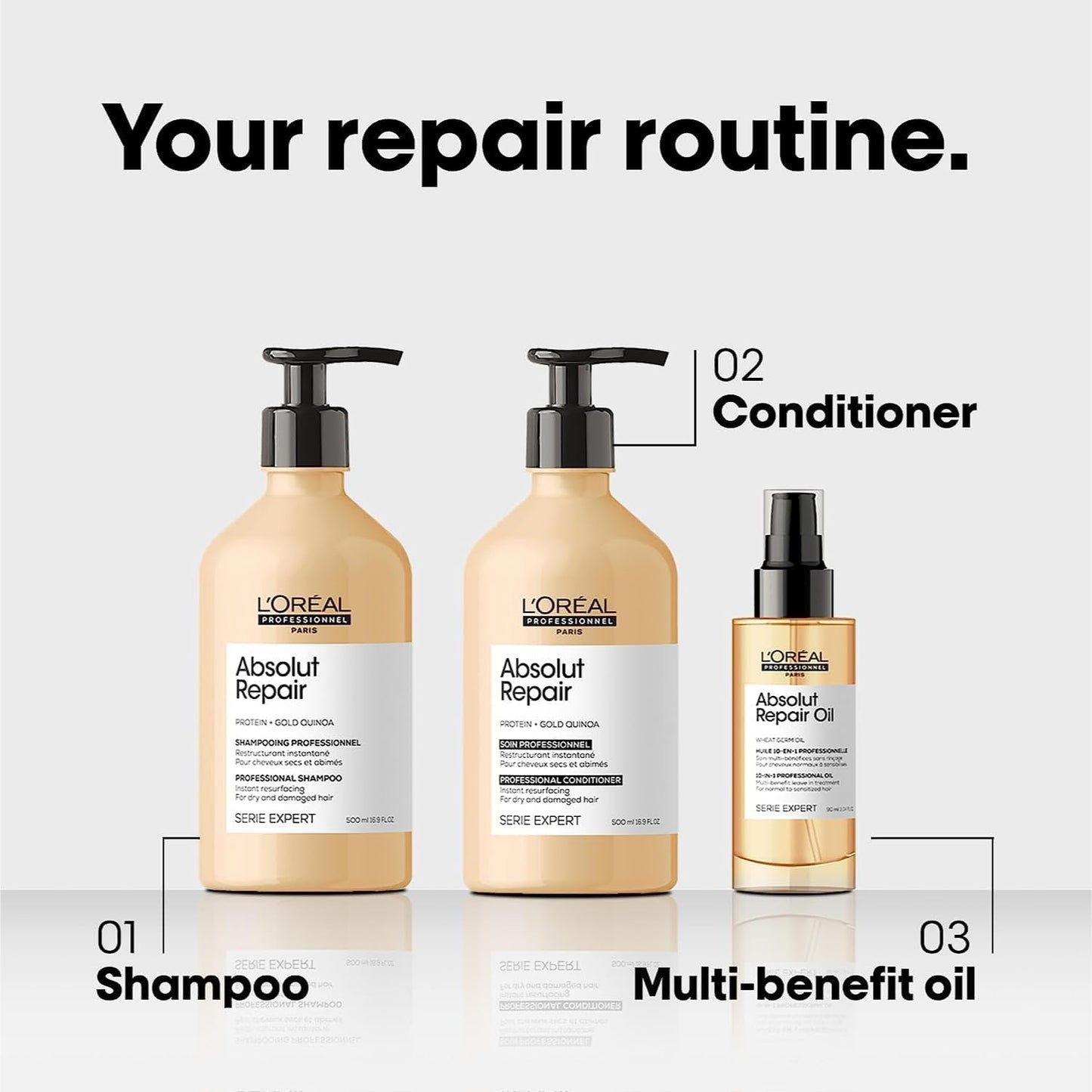 L'Oréal Professionnel Absolut Repair Huile sans rinçage 10 en 1