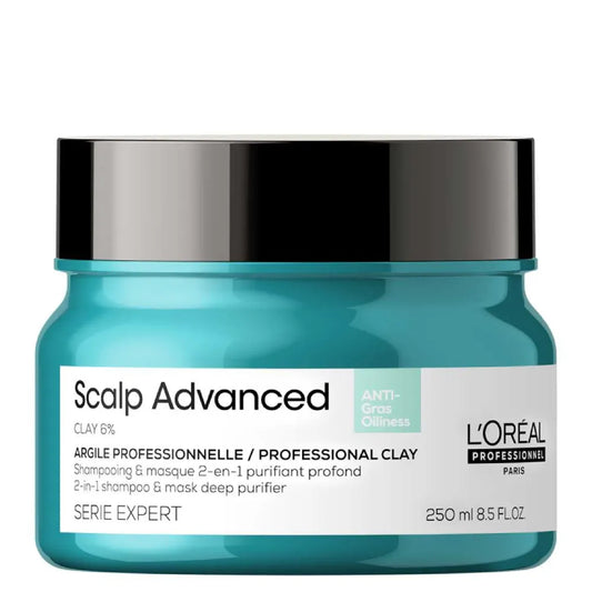 L'Oréal Professionnel Scalp Advanced Anti-Oiliness 2 em 1 Deep Purifier Clay